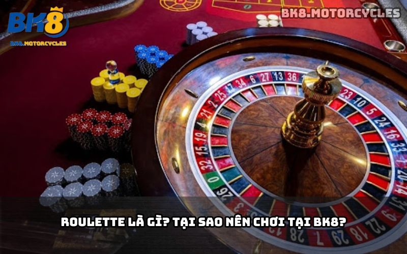 Hình ảnh bàn chơi Roulette tại BK8